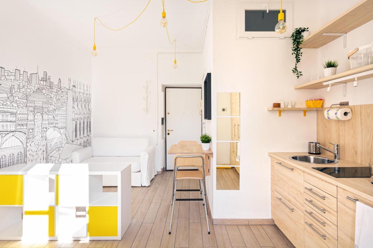A Yellow Touch - Modern Studio In Isola Milano Exteriör bild